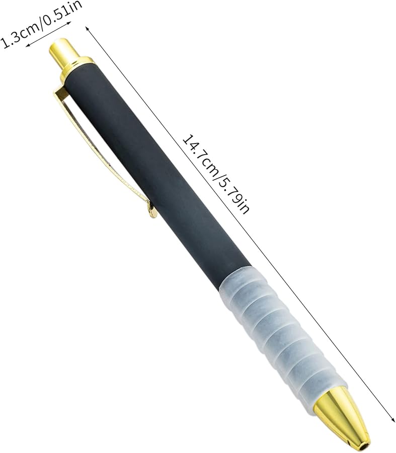 6 Pack Retractable Ballpoint Pens 1.0mm Fine Point Smooth Writing For School Office Supplies Color D - Image 4